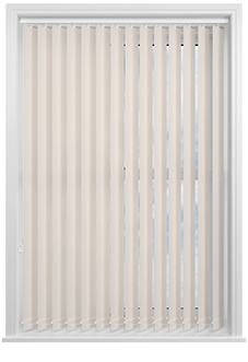 Treviso (Blackout), Eggshell - Vertical Blind